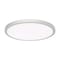 Dweled Geos 15in LED Round Low-Profile Flush Mount 2700K in Titanium FM-46 - alternate 1